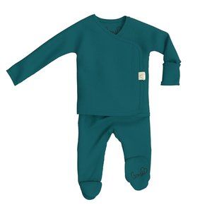 Bonsie Organic Footie - Spruce